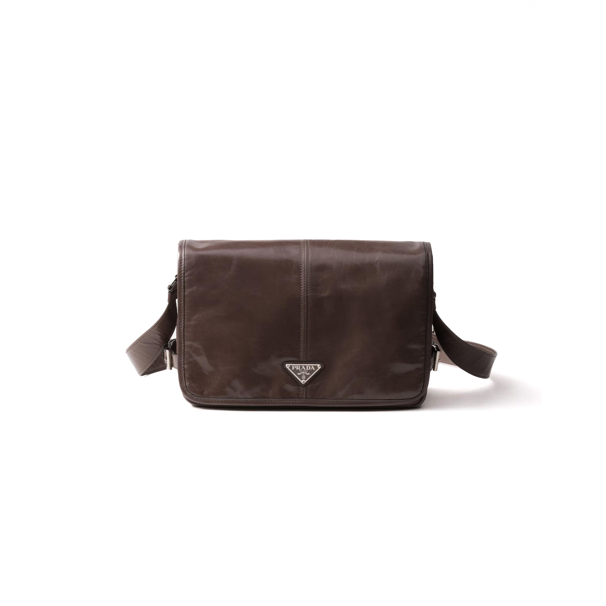 PRADA LEATHER SHOULDER BAG 2VD07 (30*20*11cm)